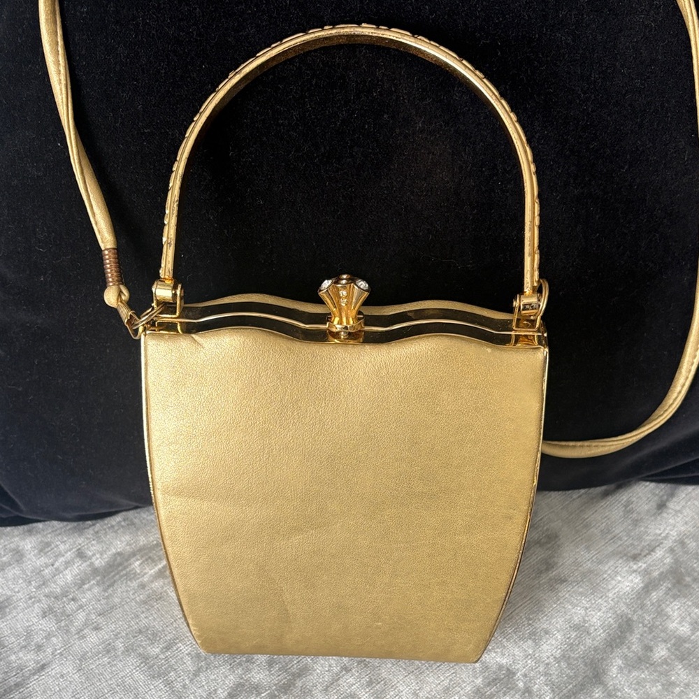 Bill Blass Gold Mini Bag